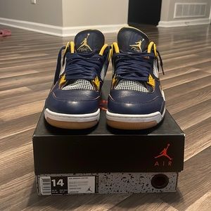 Jordan 4 retro dunk from above